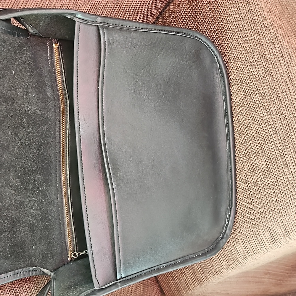 Rare Vintage Coach Saddle Bag Classic Flap 1970's Creed No Serial # Made in NYC - Picture 7 of 14